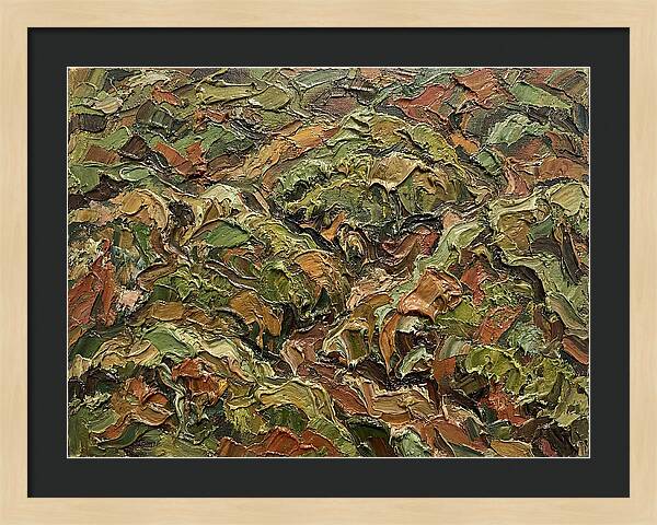 Mossy Landscape In Earth Tones