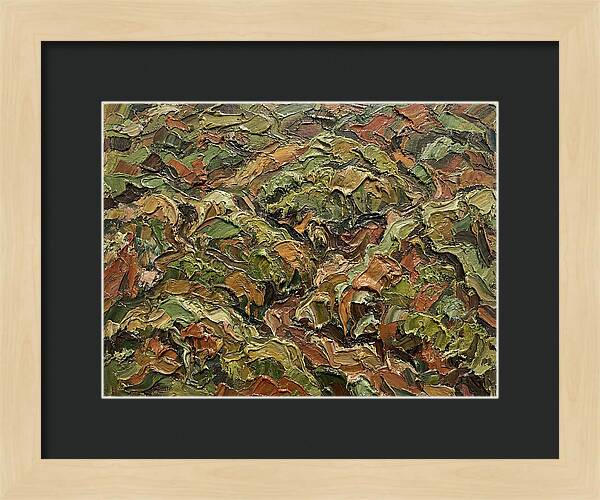 Mossy Landscape In Earth Tones