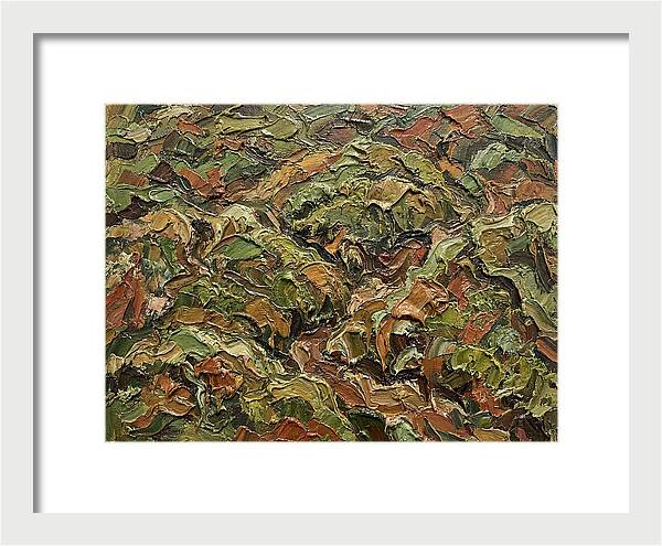 Mossy Landscape In Earth Tones