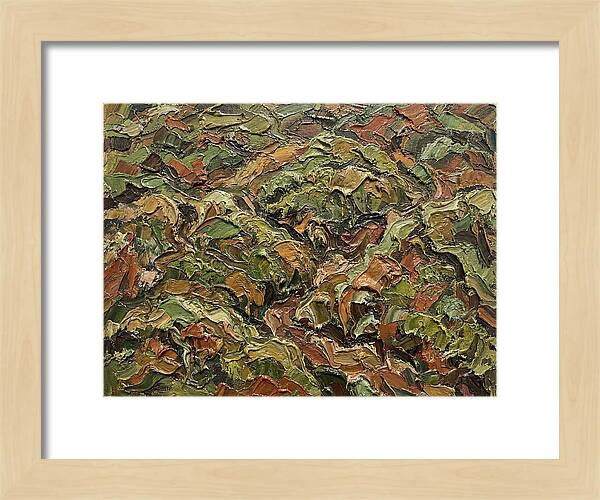 Mossy Landscape In Earth Tones