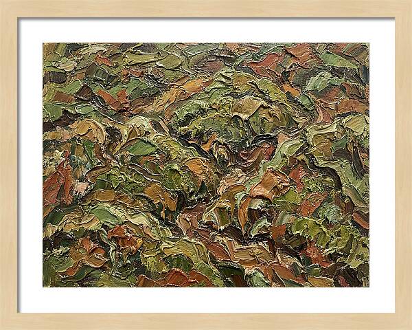 Mossy Landscape In Earth Tones