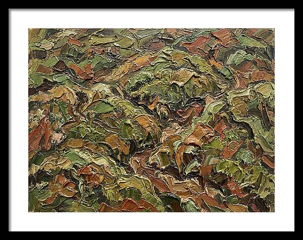 Mossy Landscape In Earth Tones