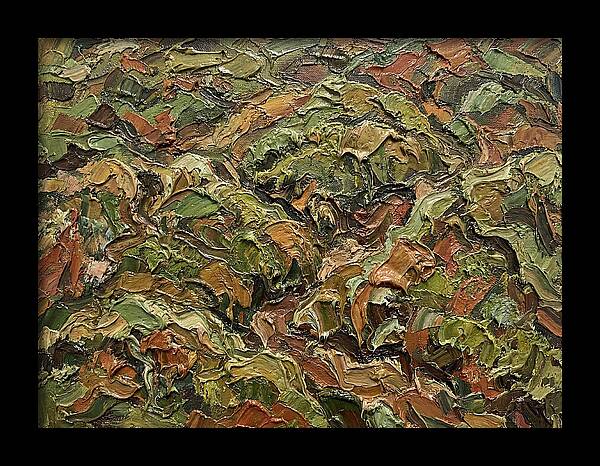 Mossy Landscape In Earth Tones