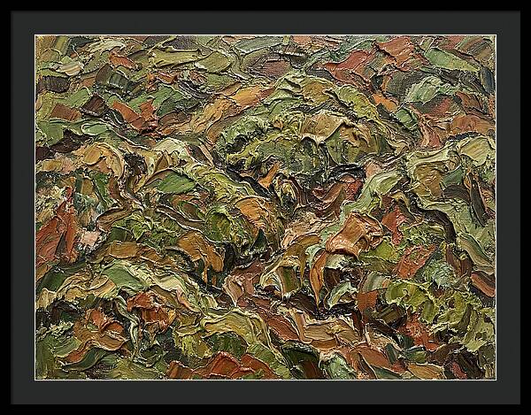 Mossy Landscape In Earth Tones