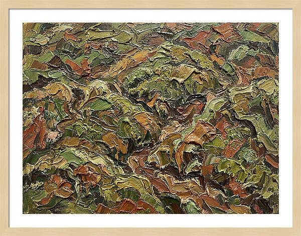Mossy Landscape In Earth Tones