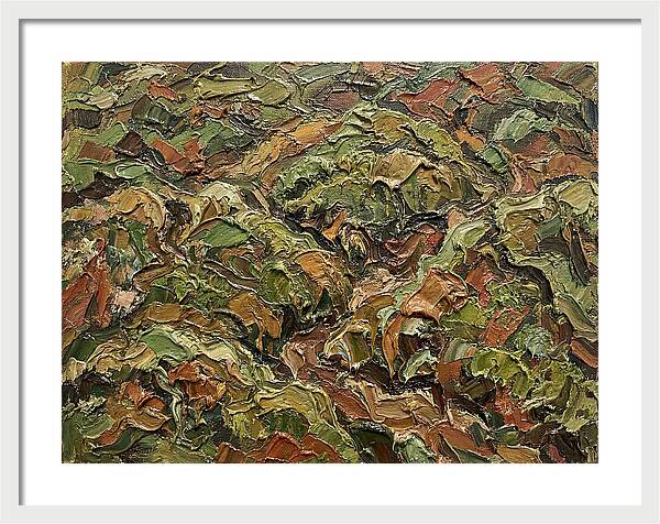 Mossy Landscape In Earth Tones