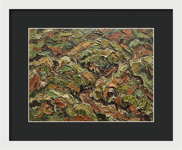 Mossy Landscape In Earth Tones