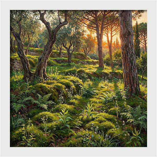 Mossy Mediterranean Serenity