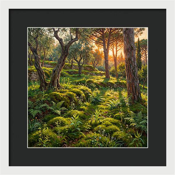 Mossy Mediterranean Serenity