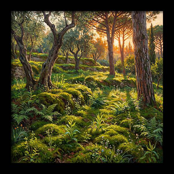 Mossy Mediterranean Serenity