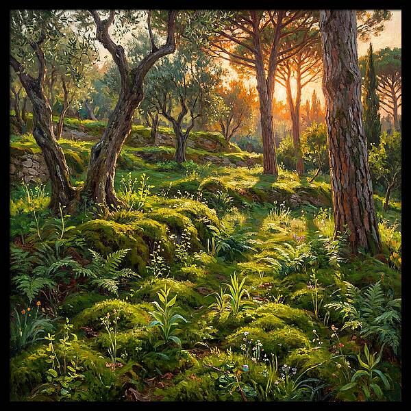 Mossy Mediterranean Serenity