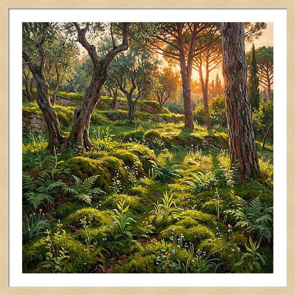 Mossy Mediterranean Serenity