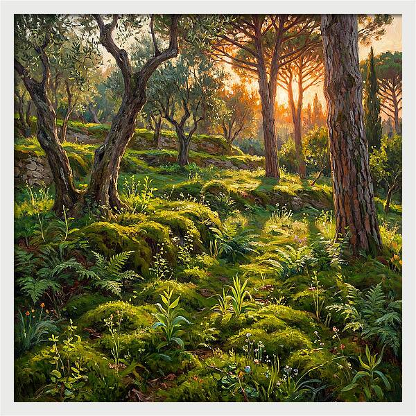 Mossy Mediterranean Serenity