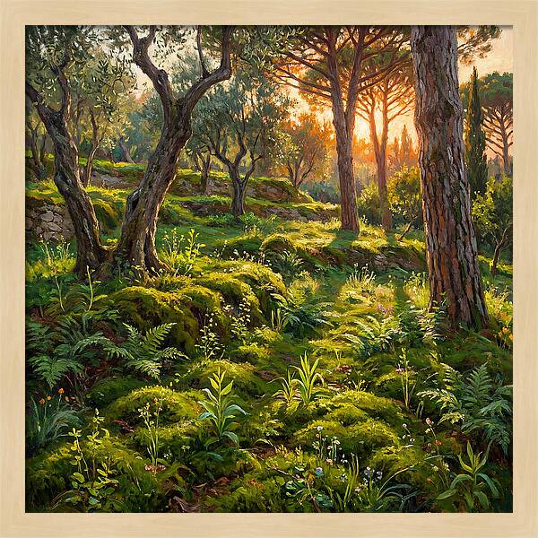 Mossy Mediterranean Serenity