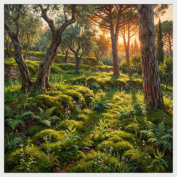 Mossy Mediterranean Serenity
