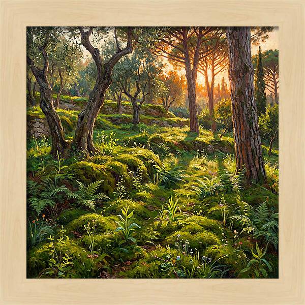 Mossy Mediterranean Serenity