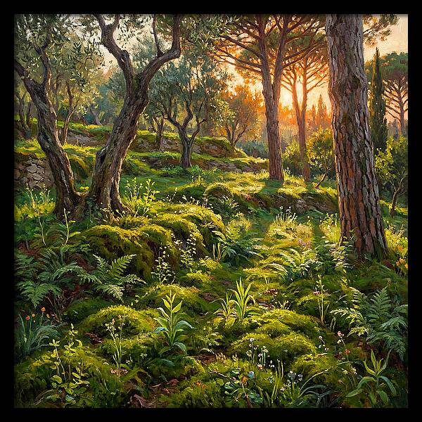 Mossy Mediterranean Serenity