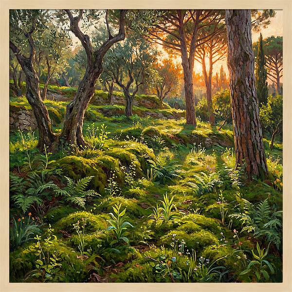 Mossy Mediterranean Serenity