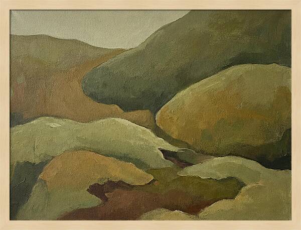 Mossy Minimalist Landscape