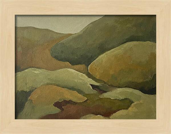 Mossy Minimalist Landscape