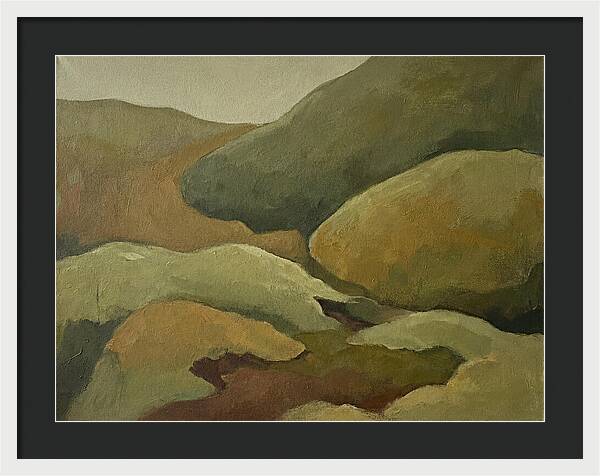Mossy Minimalist Landscape