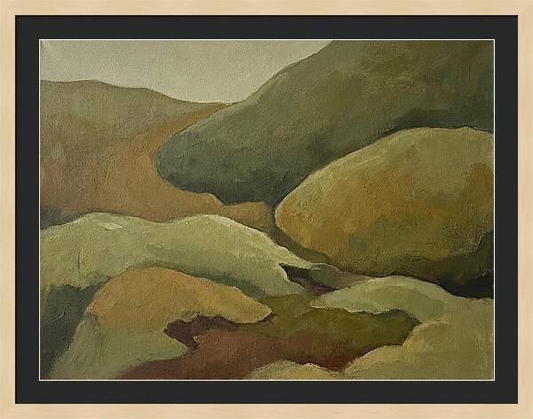 Mossy Minimalist Landscape