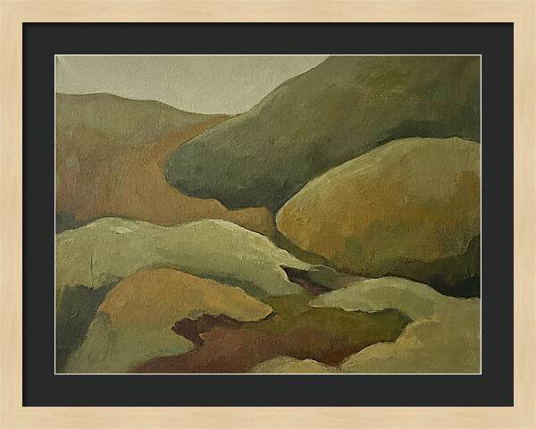 Mossy Minimalist Landscape
