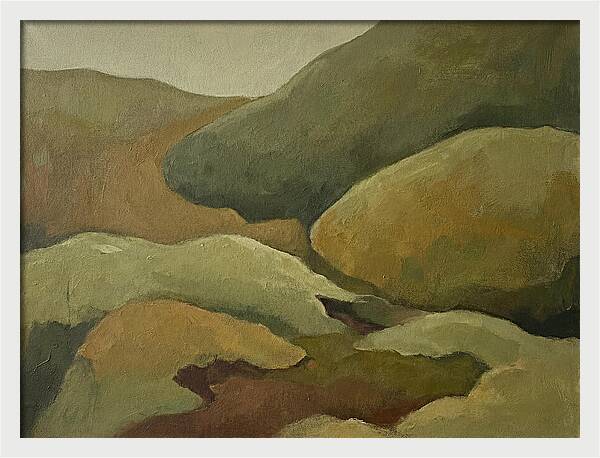 Mossy Minimalist Landscape