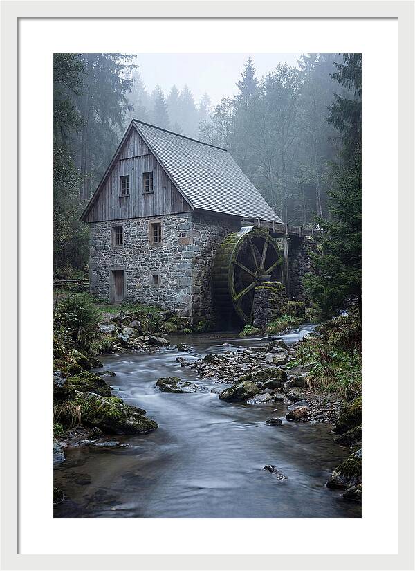 Mossy Water Mill Serenity