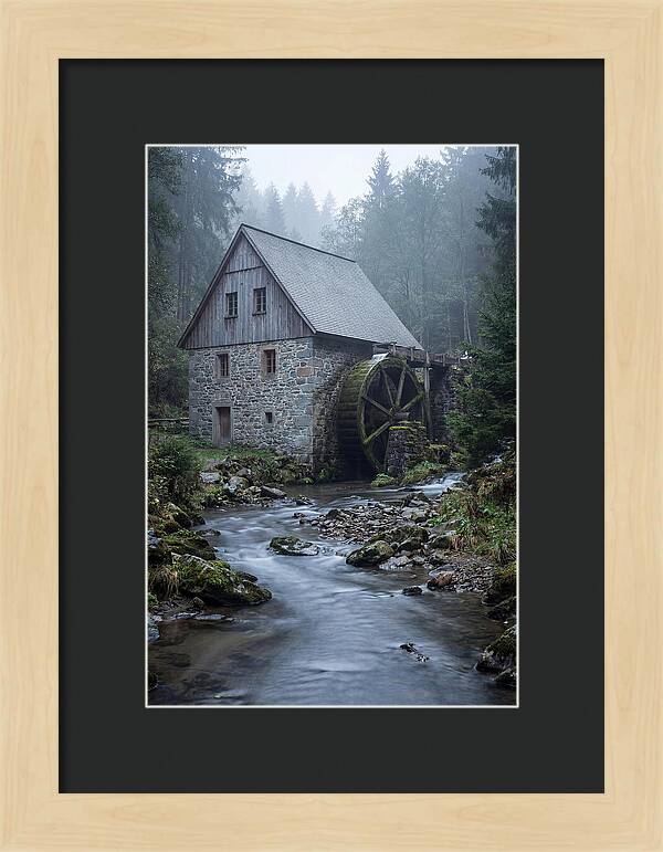 Mossy Water Mill Serenity