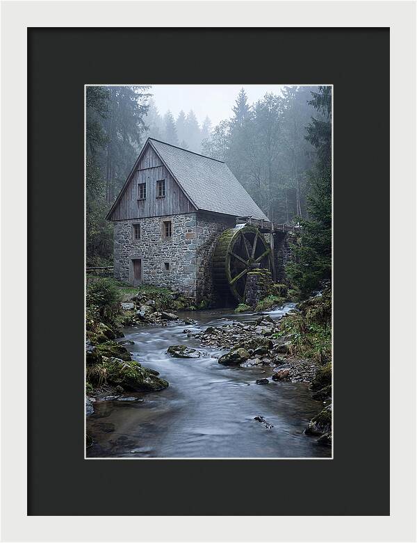 Mossy Water Mill Serenity