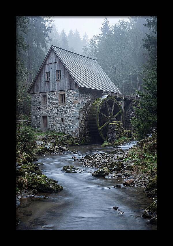 Mossy Water Mill Serenity