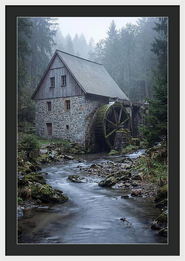 Mossy Water Mill Serenity