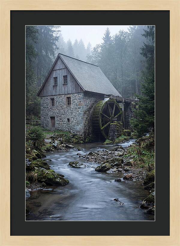 Mossy Water Mill Serenity