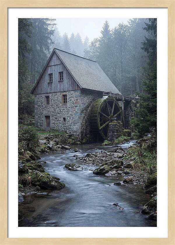 Mossy Water Mill Serenity