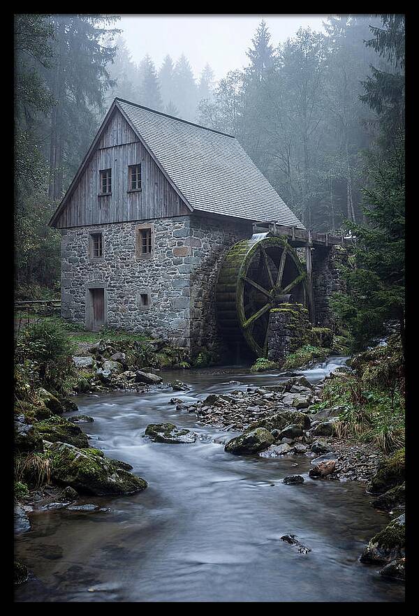 Mossy Water Mill Serenity