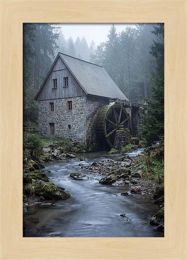 Mossy Water Mill Serenity