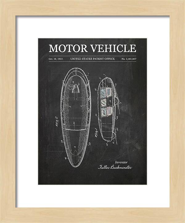 Motor Vehicle Dymaxion Chalkboard Patent Us2101057a