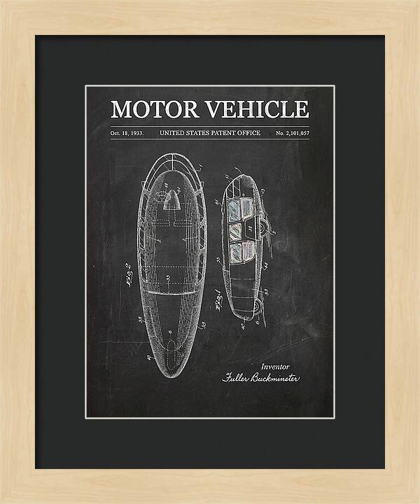 Motor Vehicle Dymaxion Chalkboard Patent Us2101057a