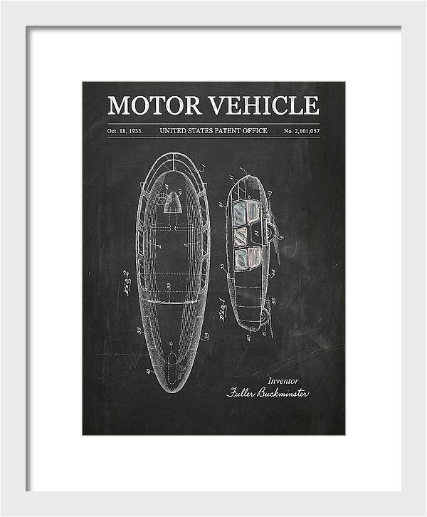 Motor Vehicle Dymaxion Chalkboard Patent Us2101057a