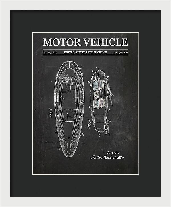 Motor Vehicle Dymaxion Chalkboard Patent Us2101057a