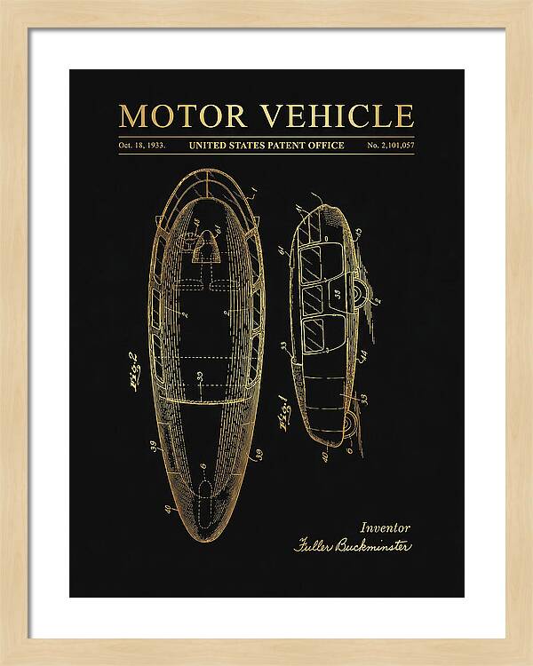 Motor Vehicle Dymaxion Gold Patent Us2101057a