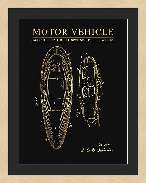 Motor Vehicle Dymaxion Gold Patent Us2101057a
