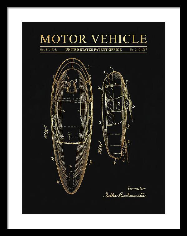 Motor Vehicle Dymaxion Gold Patent Us2101057a