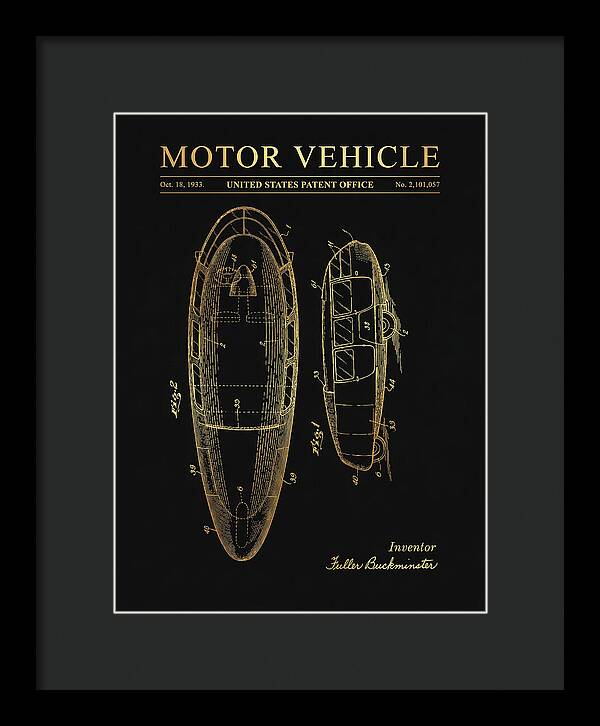 Motor Vehicle Dymaxion Gold Patent Us2101057a