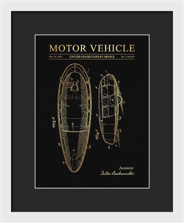 Motor Vehicle Dymaxion Gold Patent Us2101057a