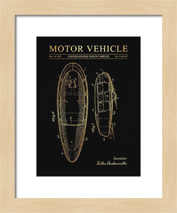 Motor Vehicle Dymaxion Gold Patent Us2101057a