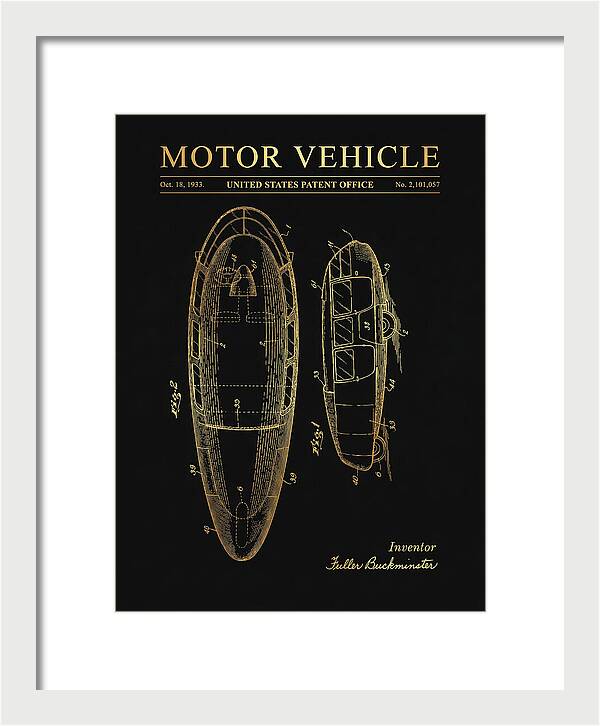 Motor Vehicle Dymaxion Gold Patent Us2101057a