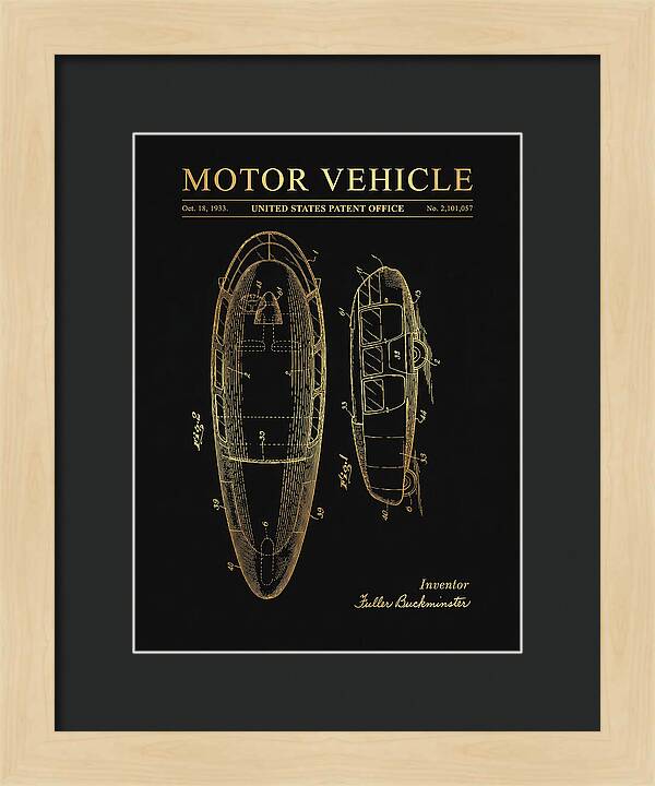 Motor Vehicle Dymaxion Gold Patent Us2101057a