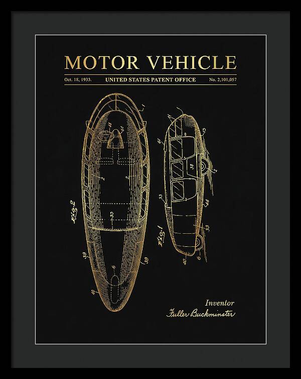 Motor Vehicle Dymaxion Gold Patent Us2101057a